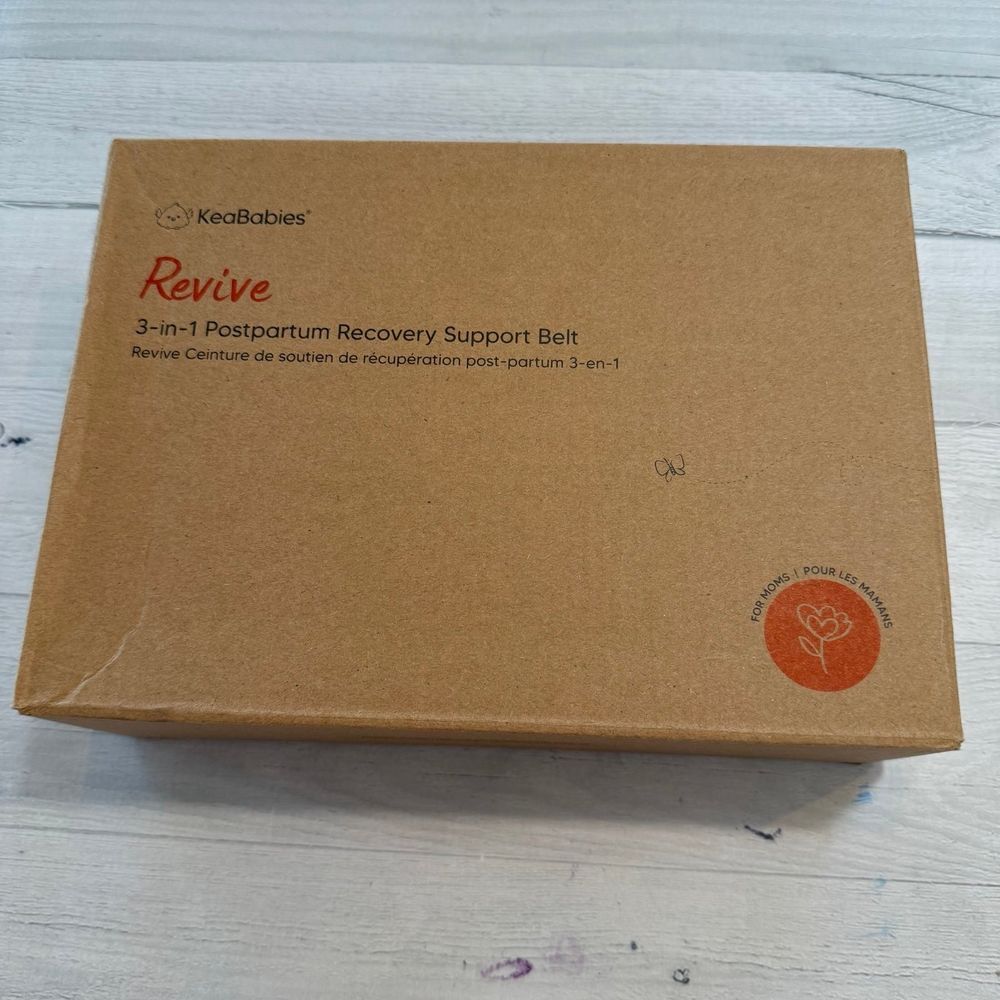 Kea Babies Revive 3-in-1 Postpartum Recovery Support Belt, OS, Black NEW